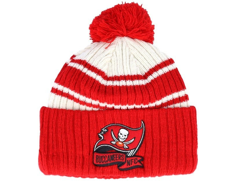 New Era Tampa Bay Buccaneers Sport Knit Hat / Red Ivory / RRP £30