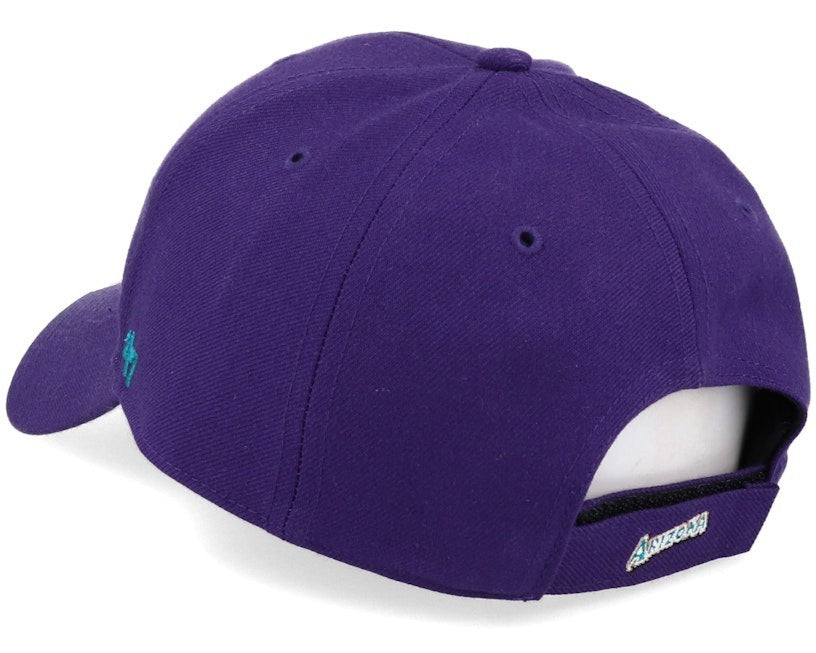 47 Brand Adult Arizona Diamondbacks MLB Coop MVP Cap / Purple / RRP £28