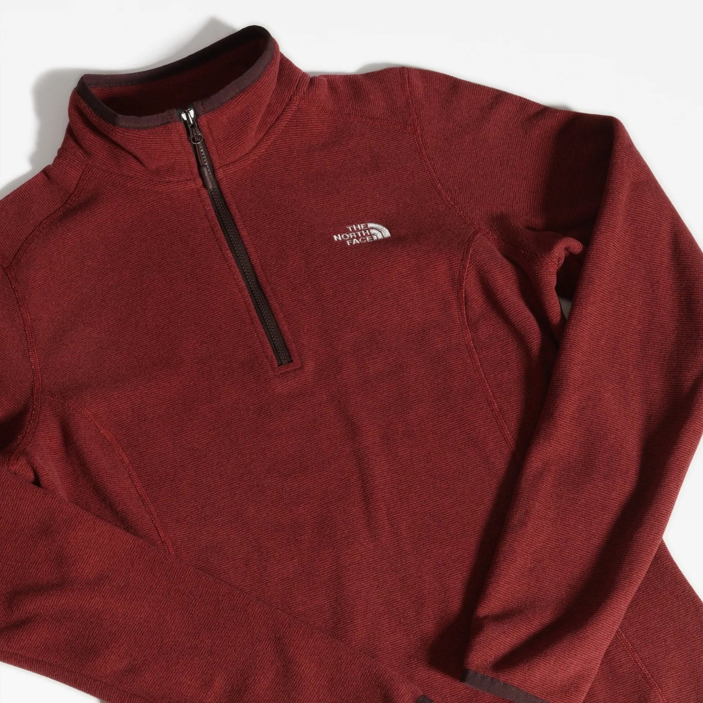 The North Face Womens 100 Glacier Full Zip Fleece / Root Brown / RRP £65
