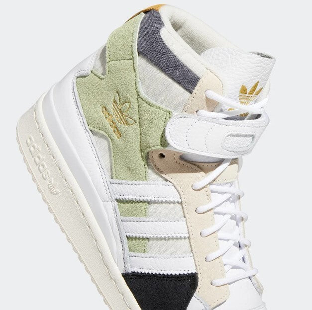 Adidas Mens Forum 84 High Trainers / White Beige / RRP £110