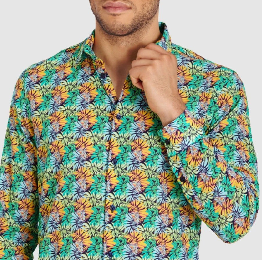 Vilebrequin Light Cotton Shirt / Unisex Caracal / Green / RRP £165