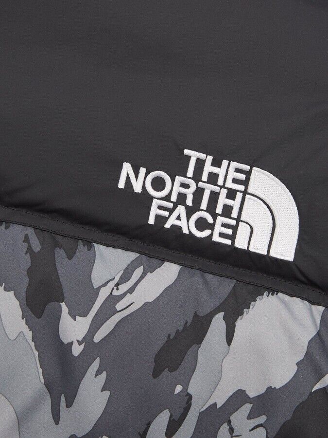 The North Face Kids 1996 Retro Nuptse Puffer Jacket / Meld Grey Camo / RRP £250