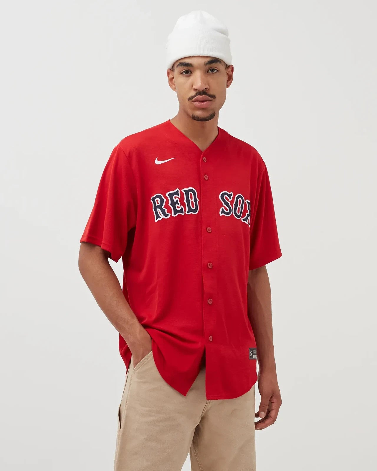 Nike Kids Boston Red Sox Baseball Jersey / Red / RRP £70
