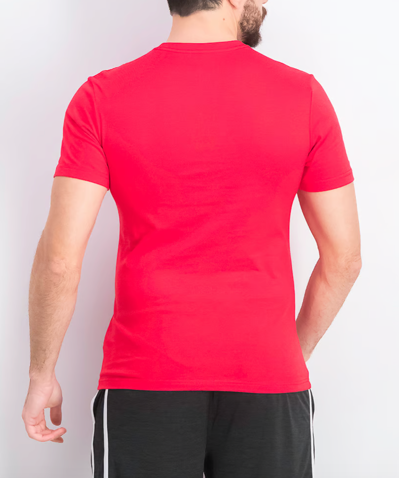 Reebok Mens Solid Short Sleeve T-shirt / BNWT / Red / RRP £22