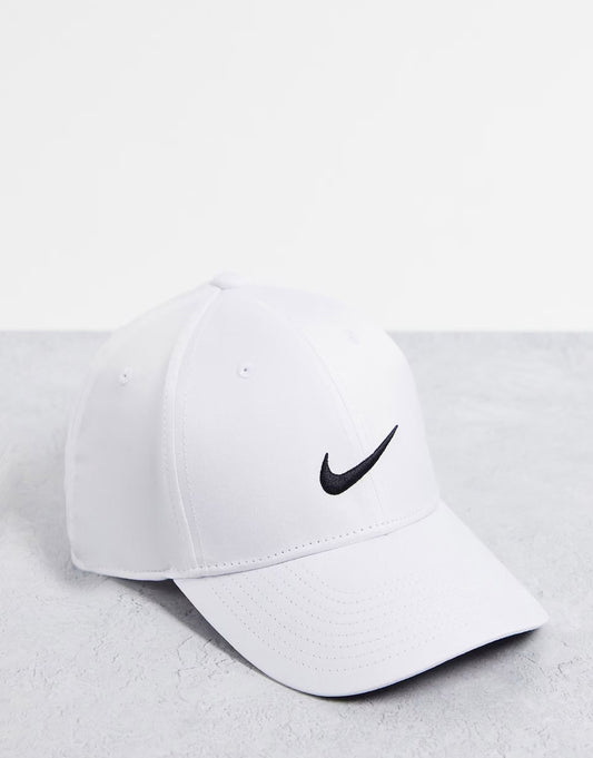 Nike Adult Golf L91 Tech Dri-Fit Cap / White Black / RRP £24