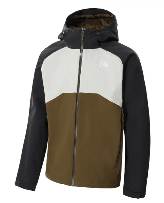 The North Face Mens Stratos Jacket / BNWT / Military Olive / RRP £145