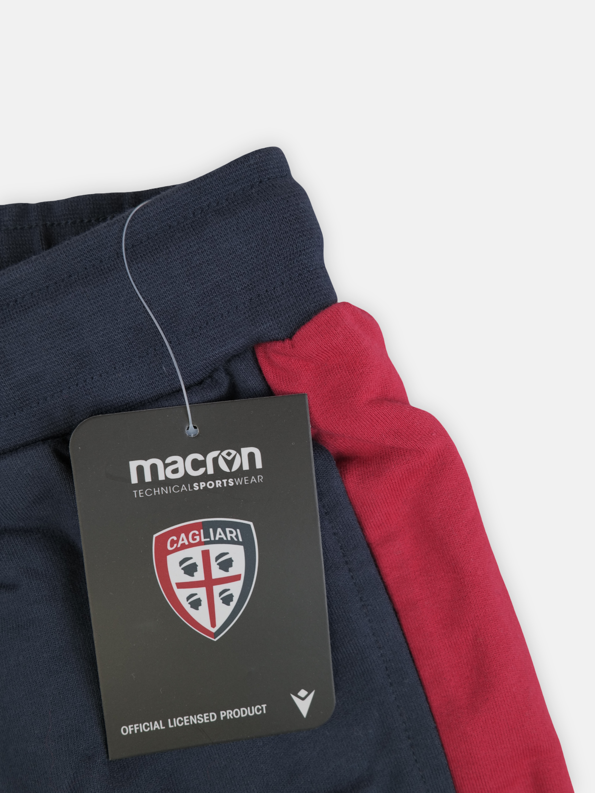 Macron Mens 2019-20 Cagliari Sweat Football Shorts / Navy / RRP £32.99