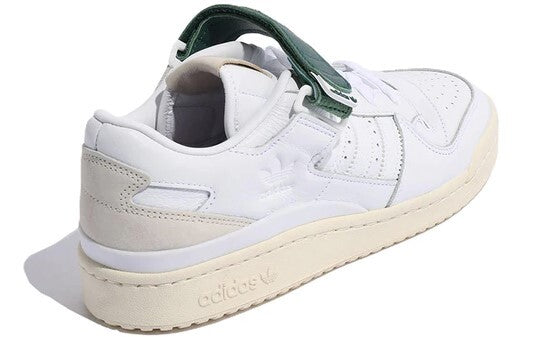 Adidas Mens Forum Low Trainers / White Green Strap / RRP £80
