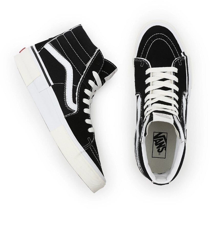 Vans Sk8-Hi Reconstruct High Top Trainers / Black White / RRP £95