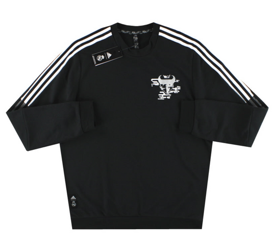 Adidas Mens Real Madrid Chinese New Year Crew Sweatshirt / Black / RRP £65