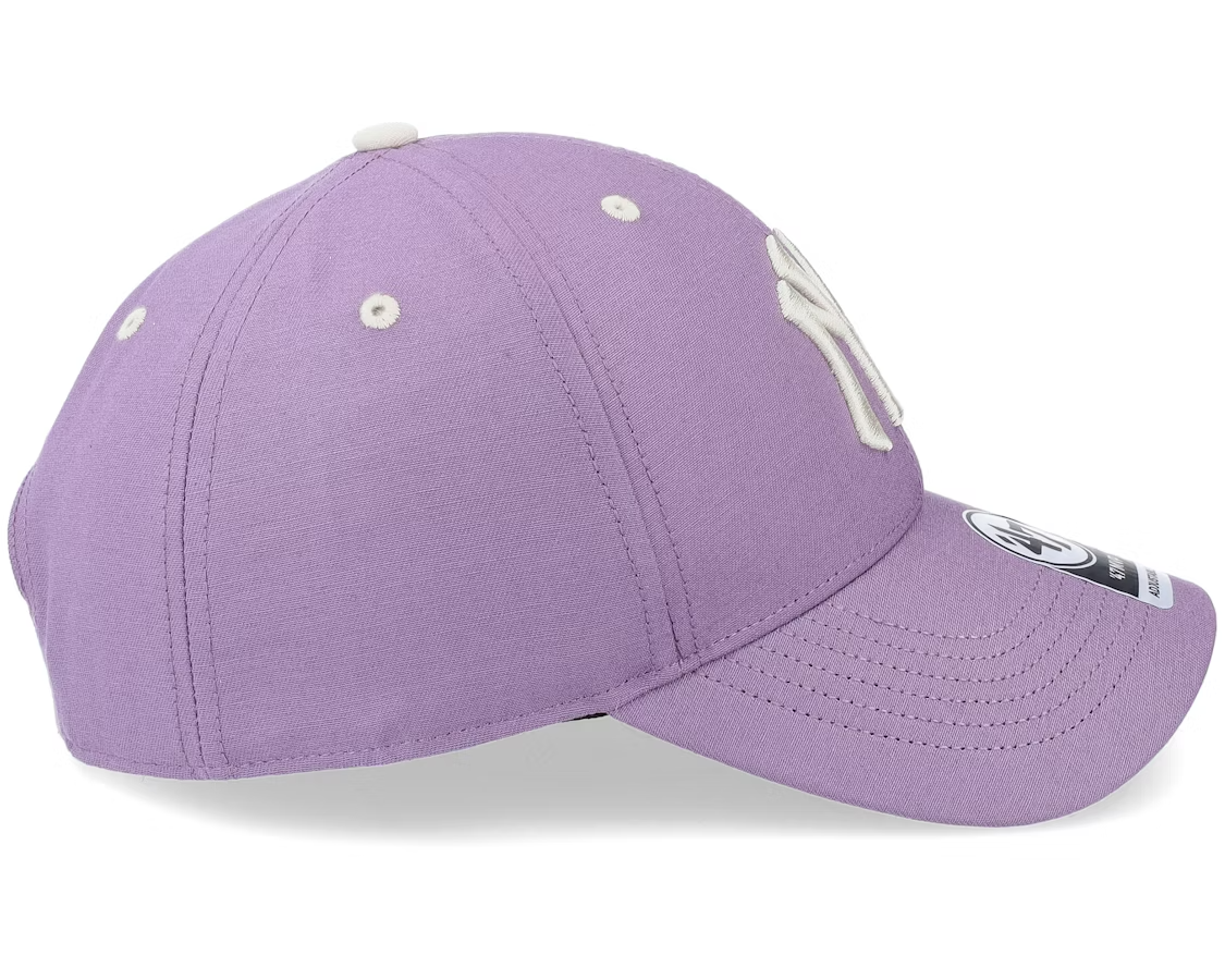47 Brand New York Yankees MVP Snapback Cap / Light Purple White / RRP £28