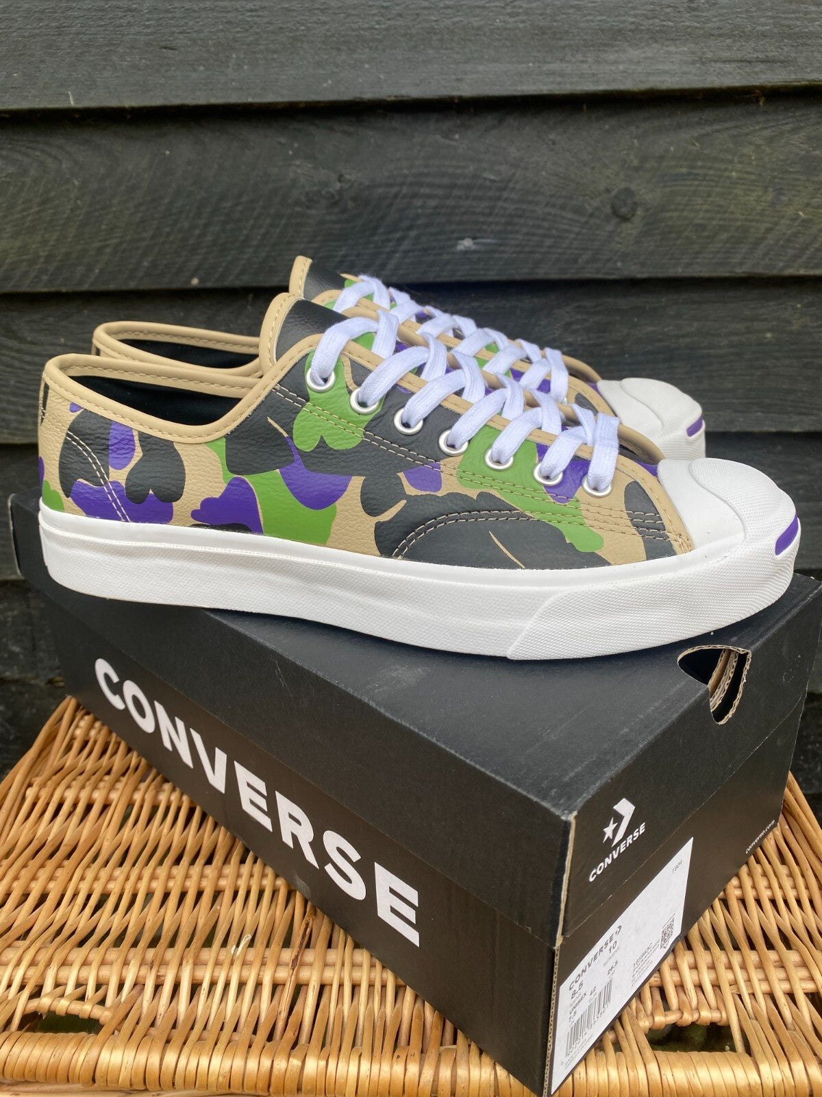 Converse Unisex Jack Purcell Archive Leather Low Trainers / BNIB / RRP £65