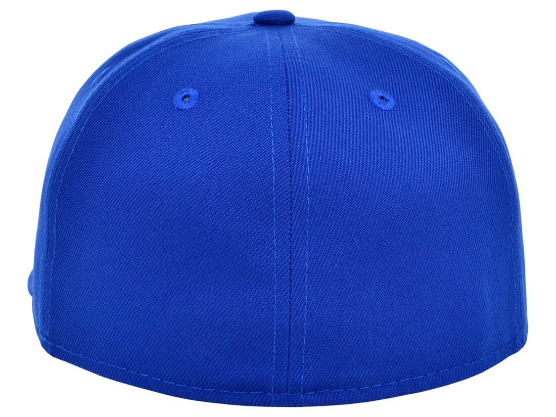 Unisex Plain Full Court Fitted Hat / Royal Blue / £22