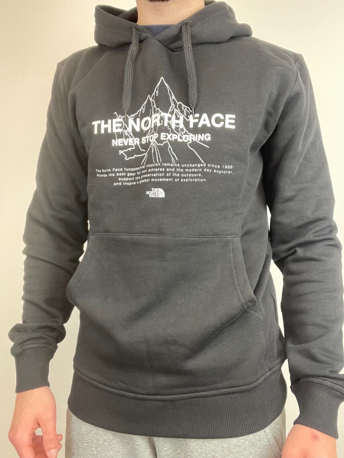 The North Face Mens Front Peak Hoodie / Black / Rrp £70