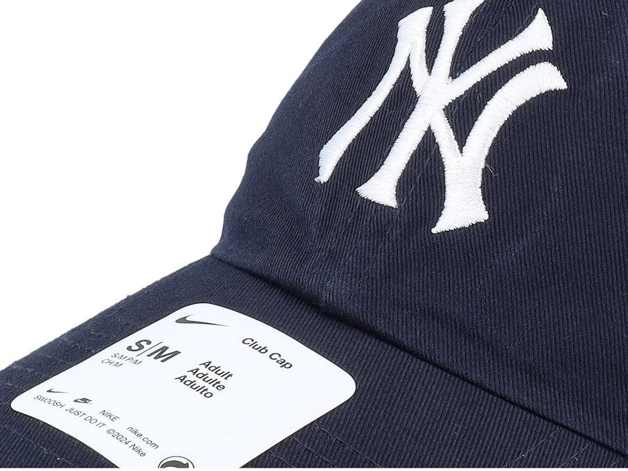 Nike New York Yankees Relaxed Club Cap / Navy White / RRP £25