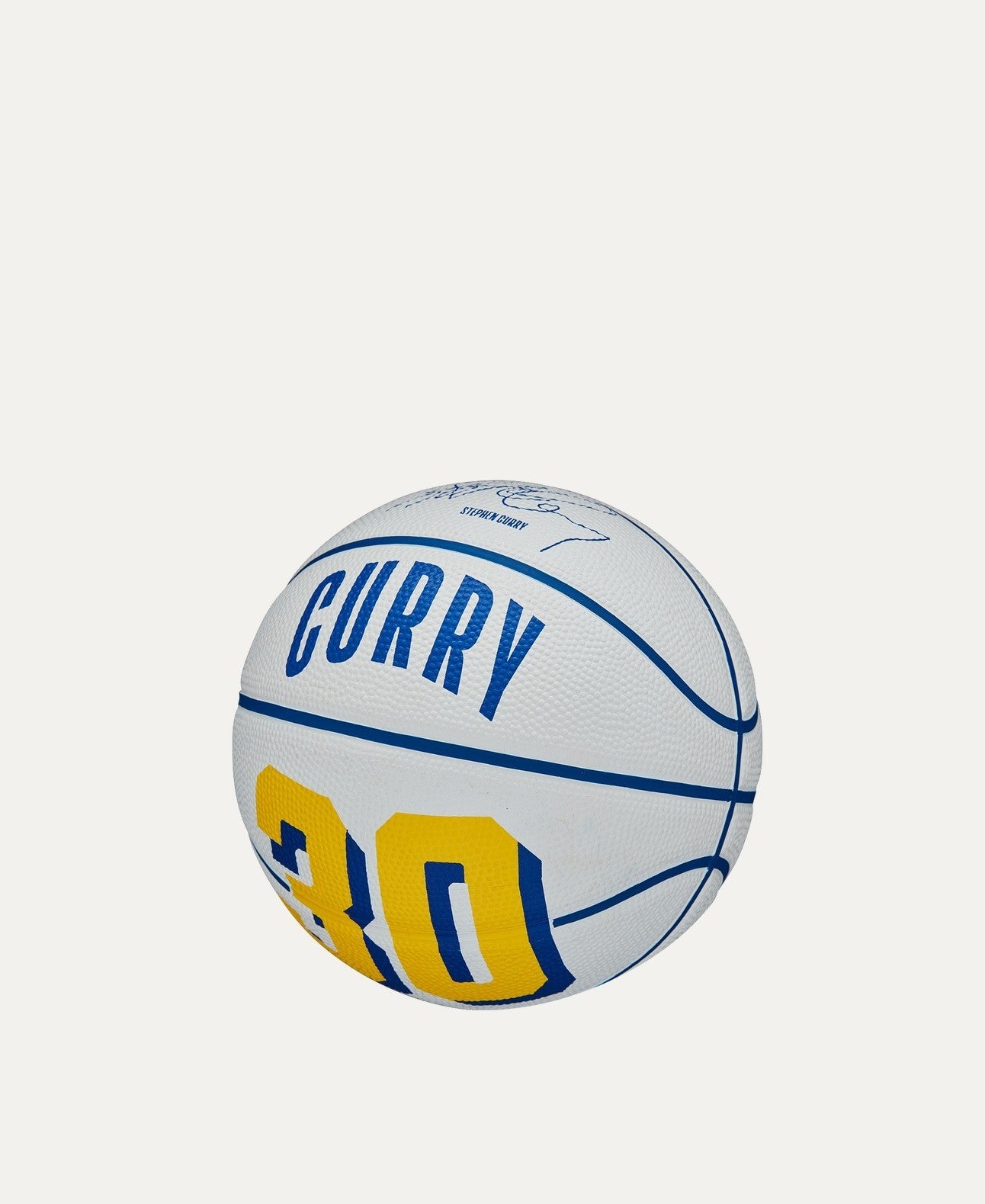 Wilson NBA Player Icon Golden Warriors Steph Curry Basketball/ White/ RRP £22