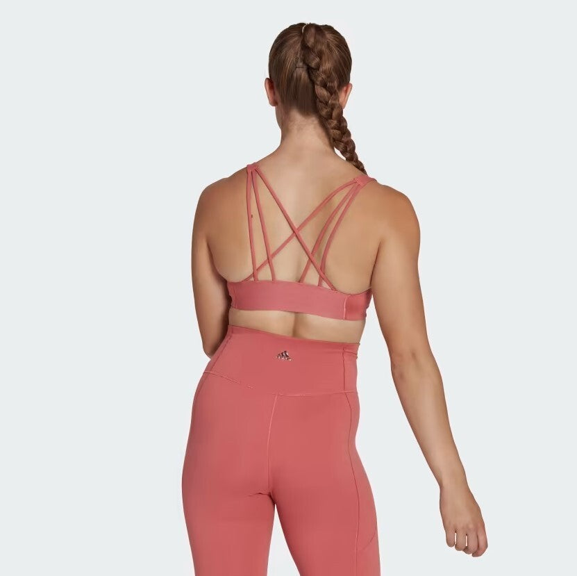 Adidas Womens Coreflow Medium Support Workout Bra / Red / RRP £38