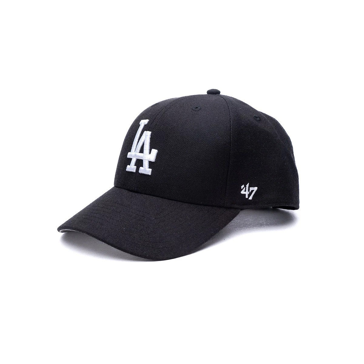 47 Brand Adult Los Angeles Dodgers MVP Cap / Black White / RRP £24
