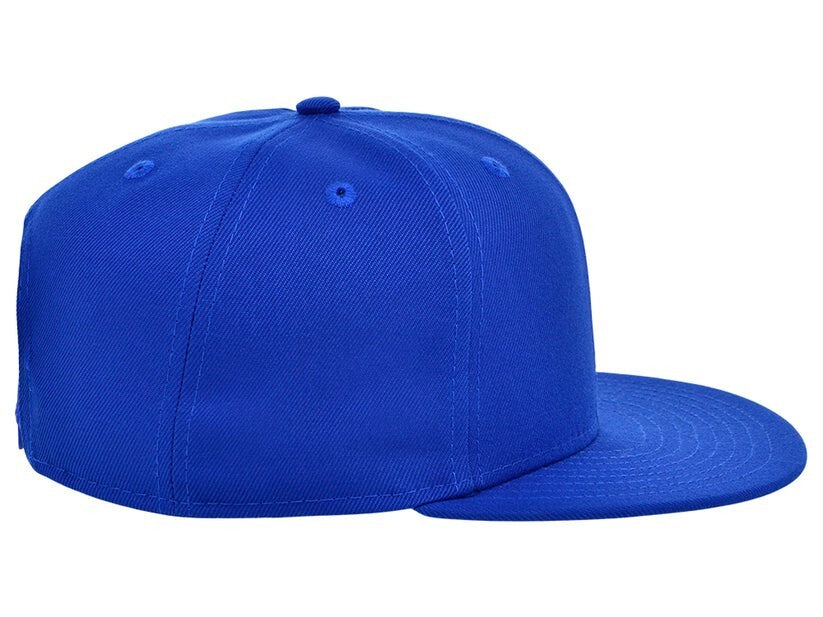 Unisex Plain Dime Snapback Hat / Royal Blue / £22