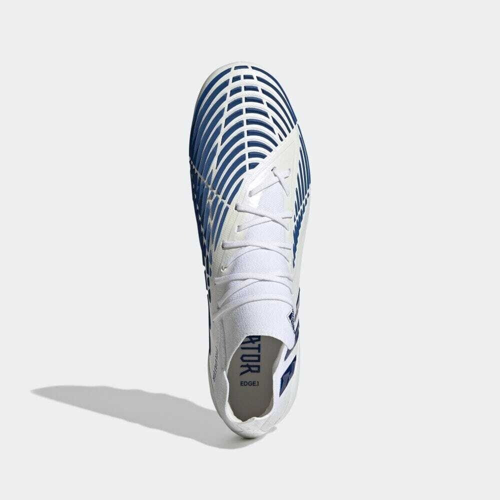 Adidas Unisex Predator Edge.1 Low HG Football Boots / White Blue / RRP £180