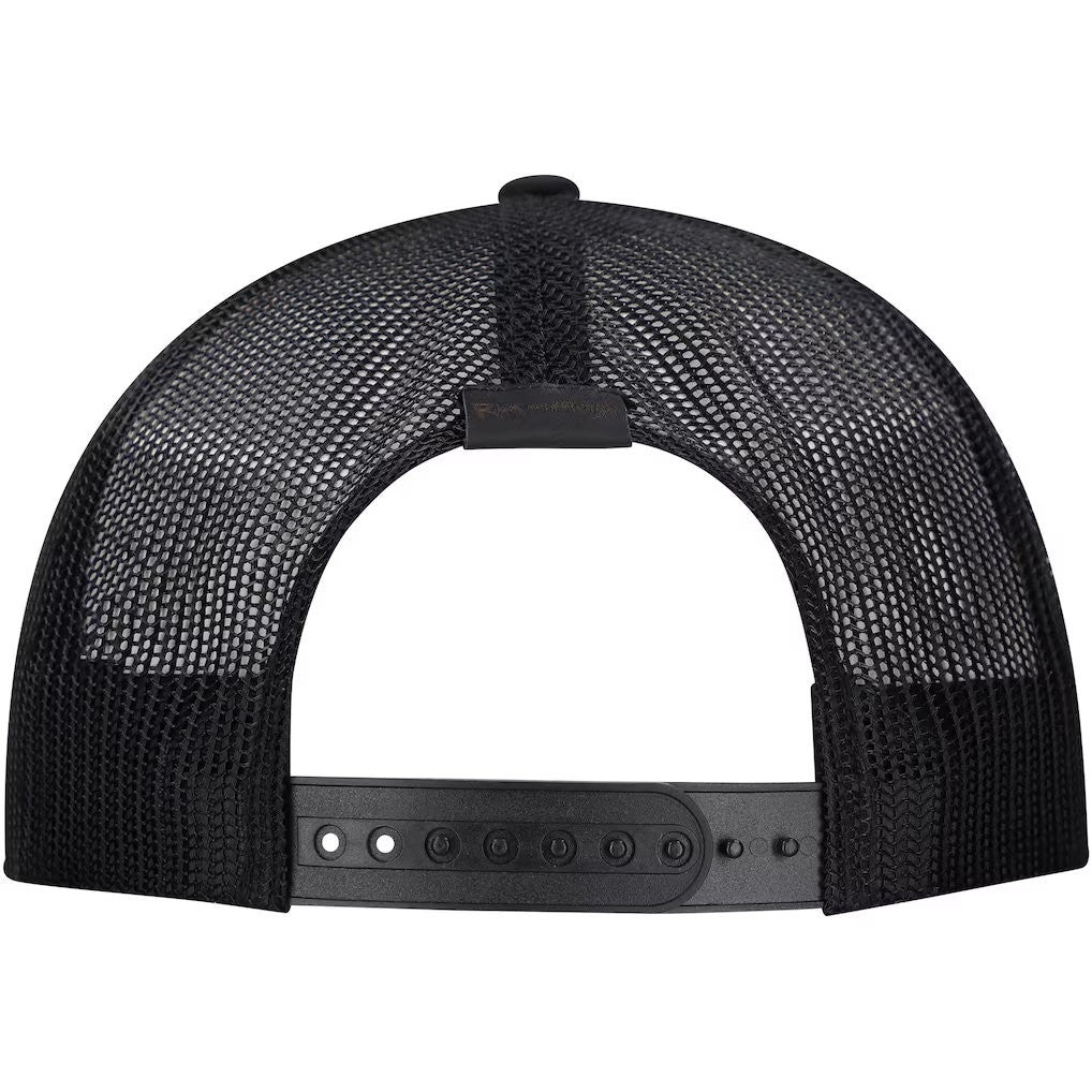 Rick & Morty Adult R&M Foam Trucker Adjustable Cap / Black White / RRP £20