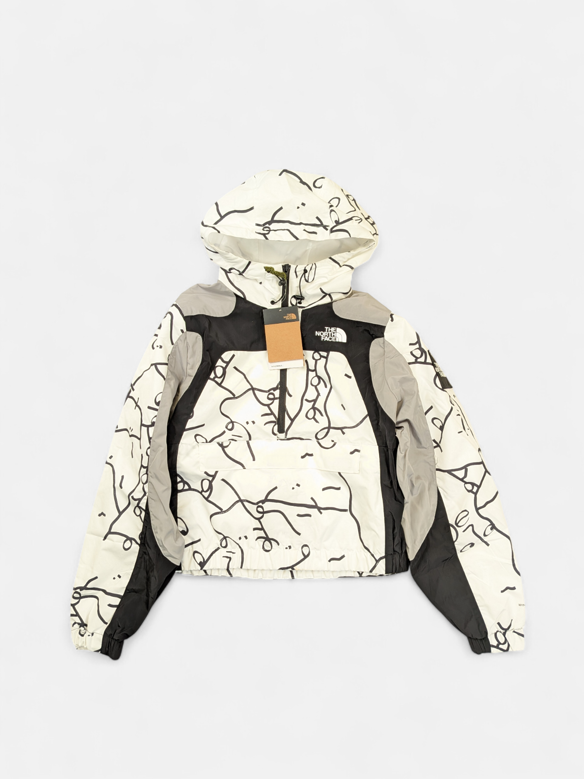 The North Face Womens Black Box Search & Rescue Wind Jacket / White/ RRP £140