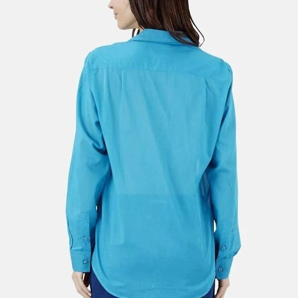Vilebrequin Light Cotton Shirt / Unisex Caracal / Light Blue / RRP £165