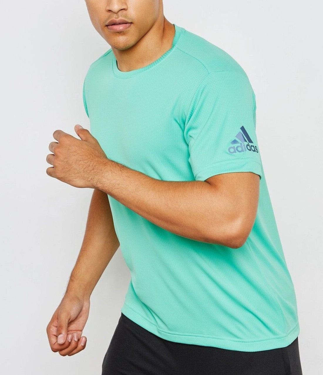 Adidas Mens Freelift Chill Workout Running T-Shirt / Green / RRP £37