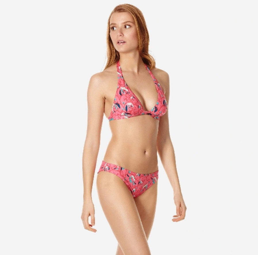 Vilebrequin Womens Bikini Top / Pink Turtles Song / RRP £130