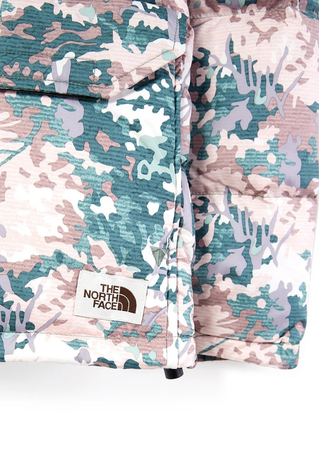 The North Face Womens Print Sierra Parka / Green / RRP £350