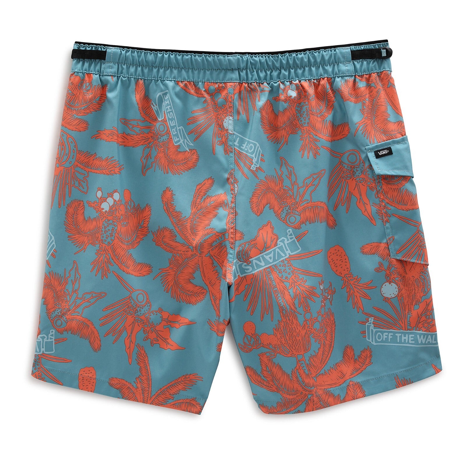 Vans Mens Surf Volley Swim Shorts / Blue Orange / RRP £55