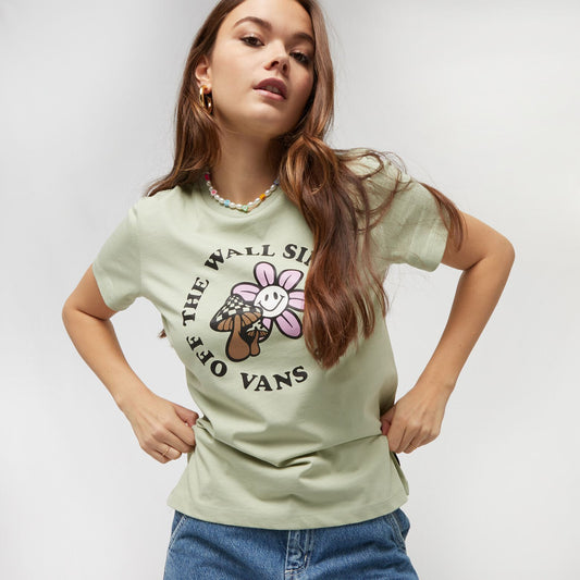 Vans Womens ZEN Vibes T-Shirt / Light Green / RRP £32