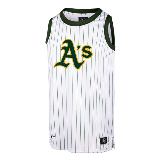 MLB Oakland Athletics A's Men's Shirt Tank Top Grafton / White / RRP £25