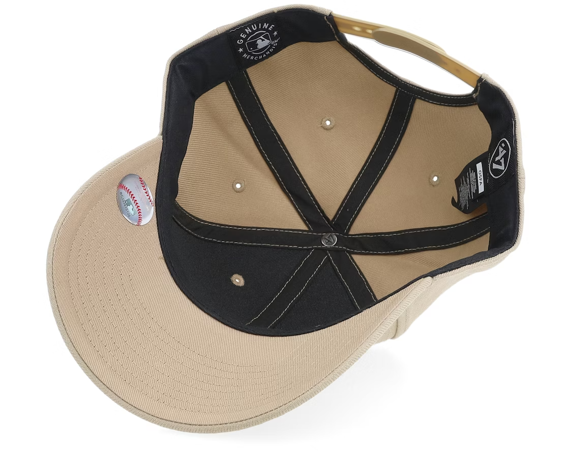 47 Brand LA Dodgers Adjustable MVP Cap / Khaki Beige White / RRP £28