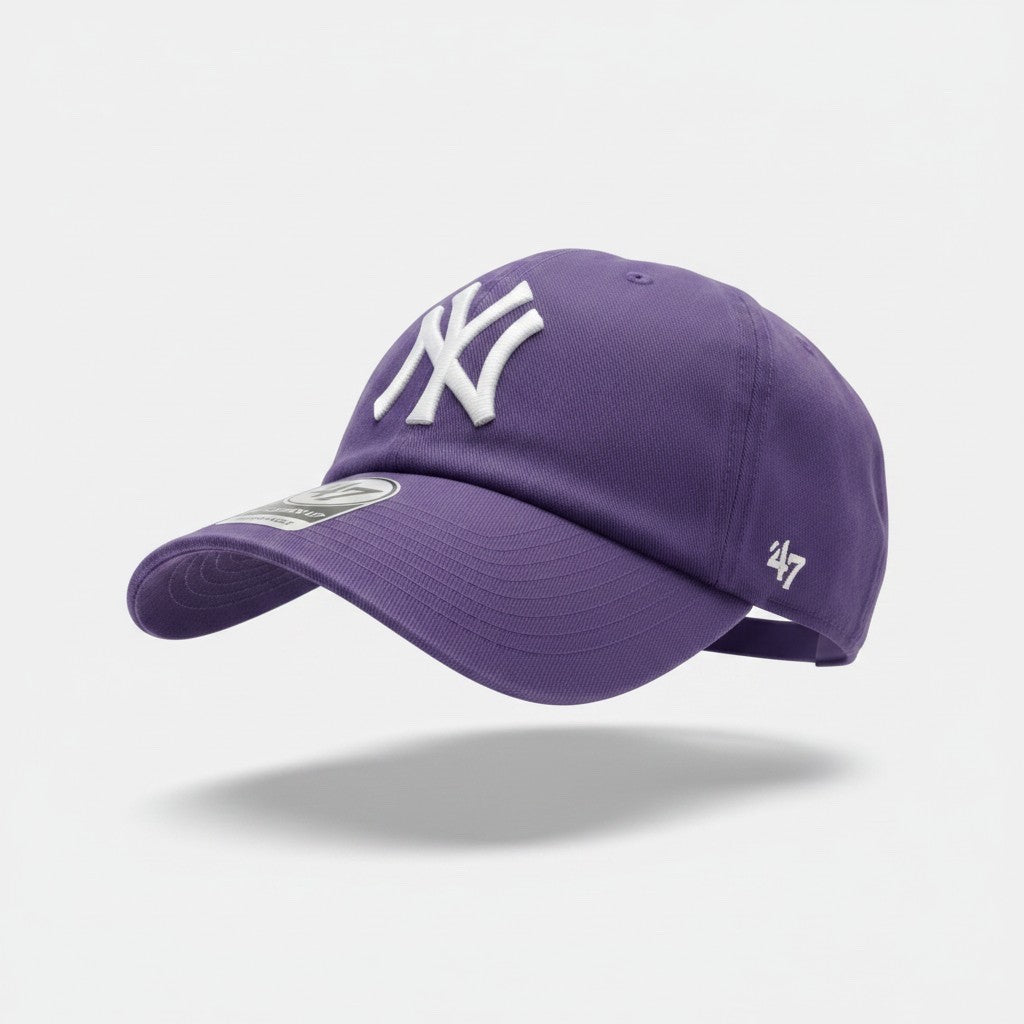 47 Brand NY Yankees Relaxed Clean Up Adjustable Cap / Purple / RRP £28