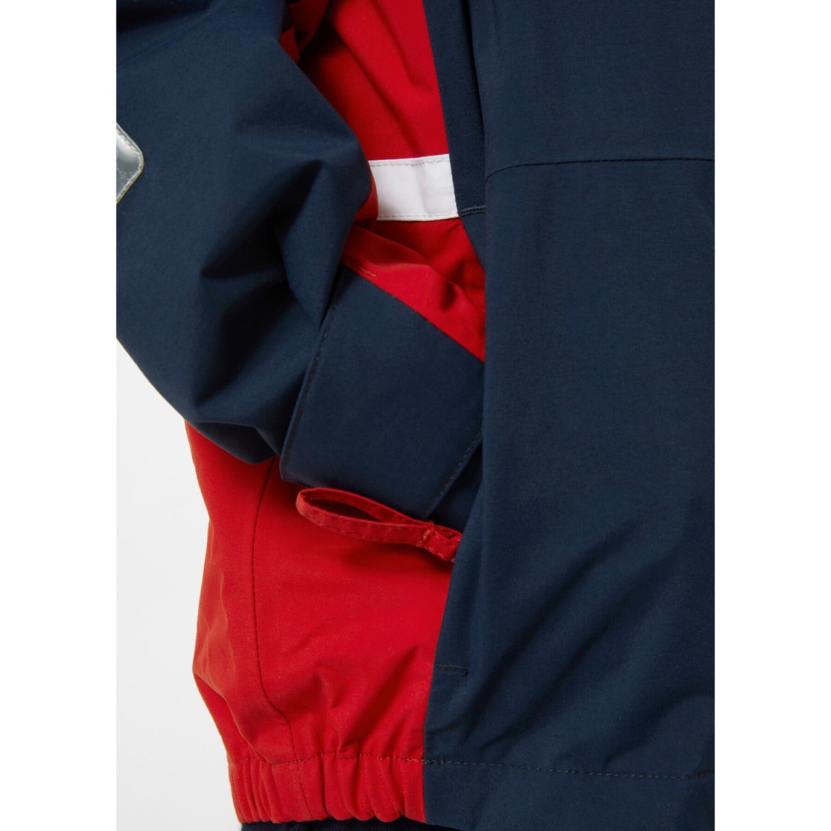 Helly Hansen Kids Saltholm Waterproof Ski Jacket / Navy Red / RRP £85