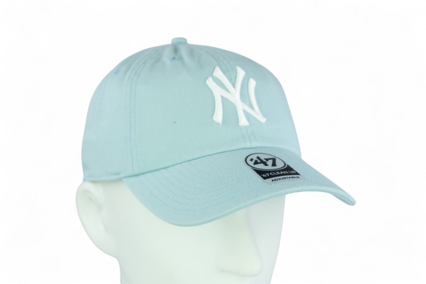47 Brand New York Yankees Mako '47 Clean Up Cap / Light Blue / RRP £25