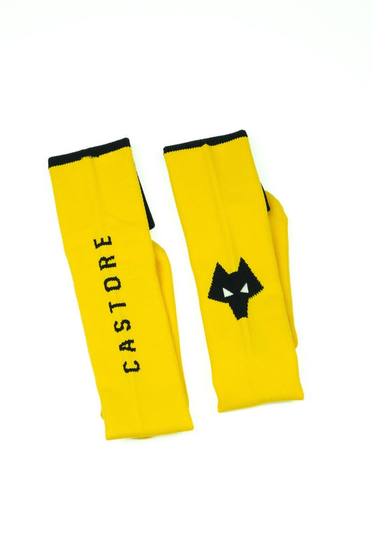 Wolves 2021-22 Player Issue Pro Home Socks / Mens / RRP £19.99