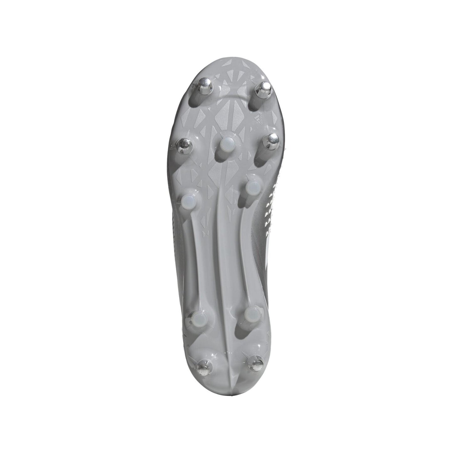 Adidas Unisex Predator Malice (SG) Rugby Boots / Silver White / RRP £180