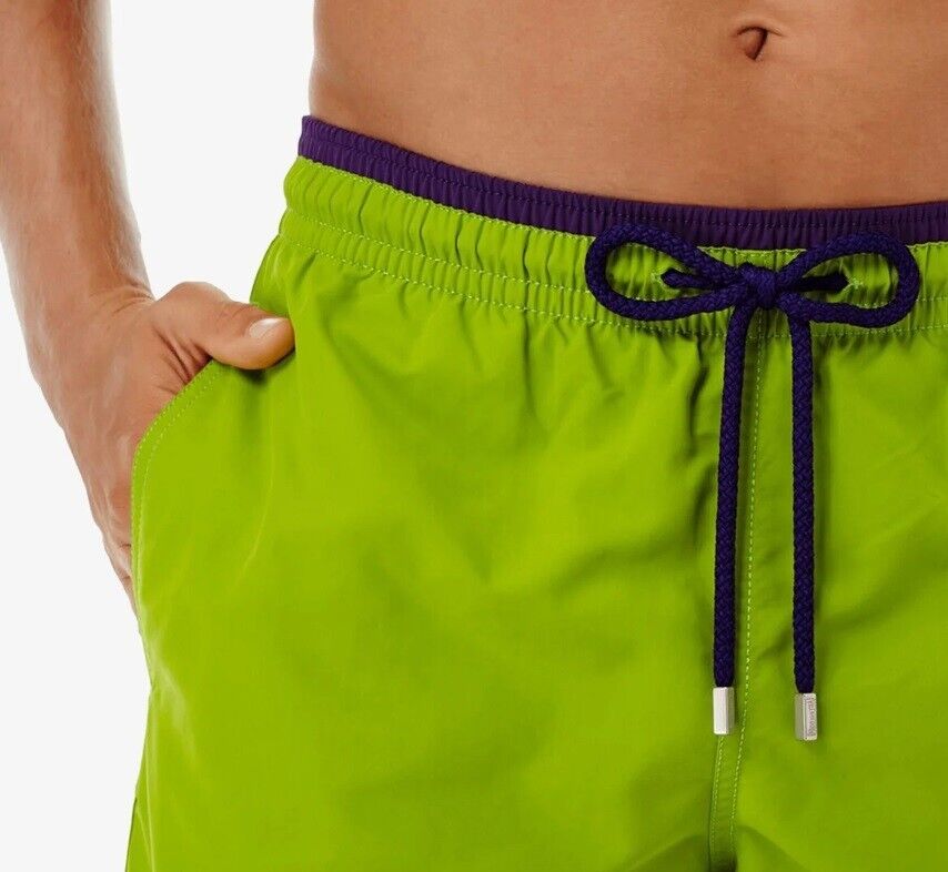 Vilebrequin Swim Shorts / Men’s / Moka / Cactus Green / RRP £175