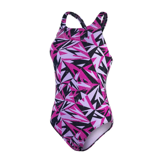 Speedo Women's Pink Swimsuit / Hyperboom Medalist Training Swimwear / RRP £38
