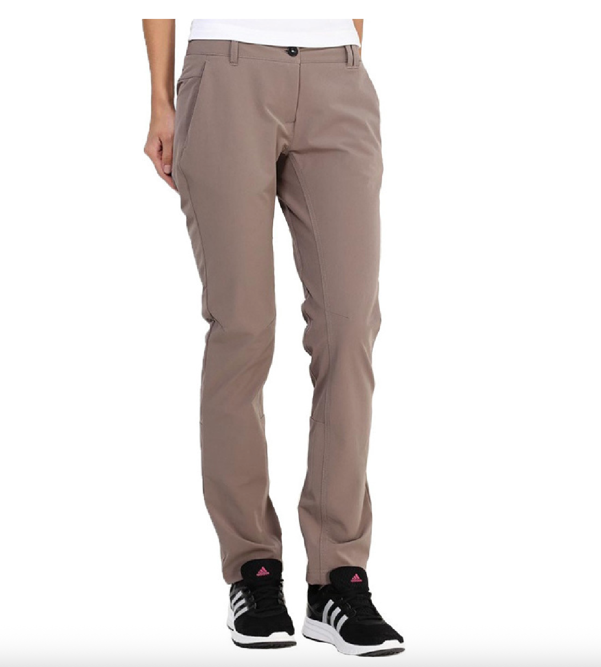 Adidas Womens Comfy Shell Trousers / Beige / RRP £75