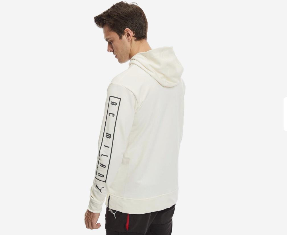 Puma Mens AC Milan Fan Slogan Hoodie / White / RRP £60