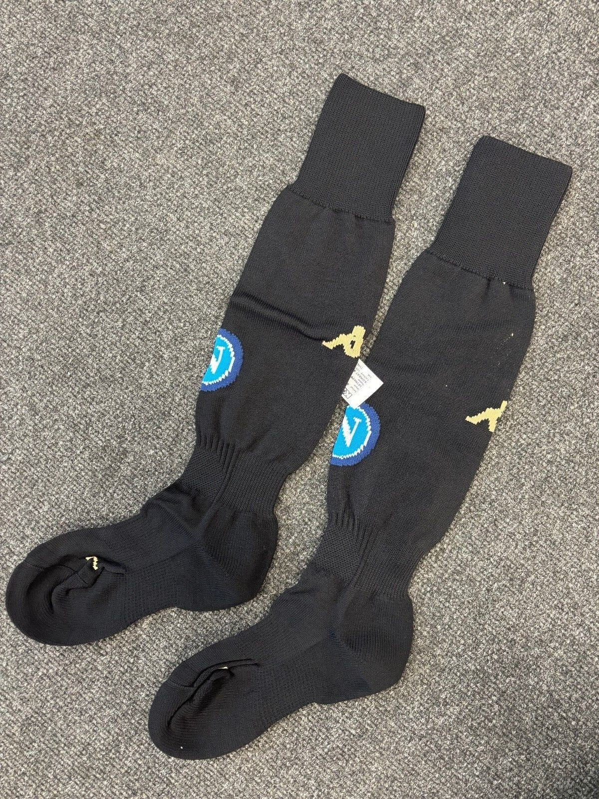 Kappa Kids Napoli Football Socks / Black / 2016-17 Third Kit / RRP £13
