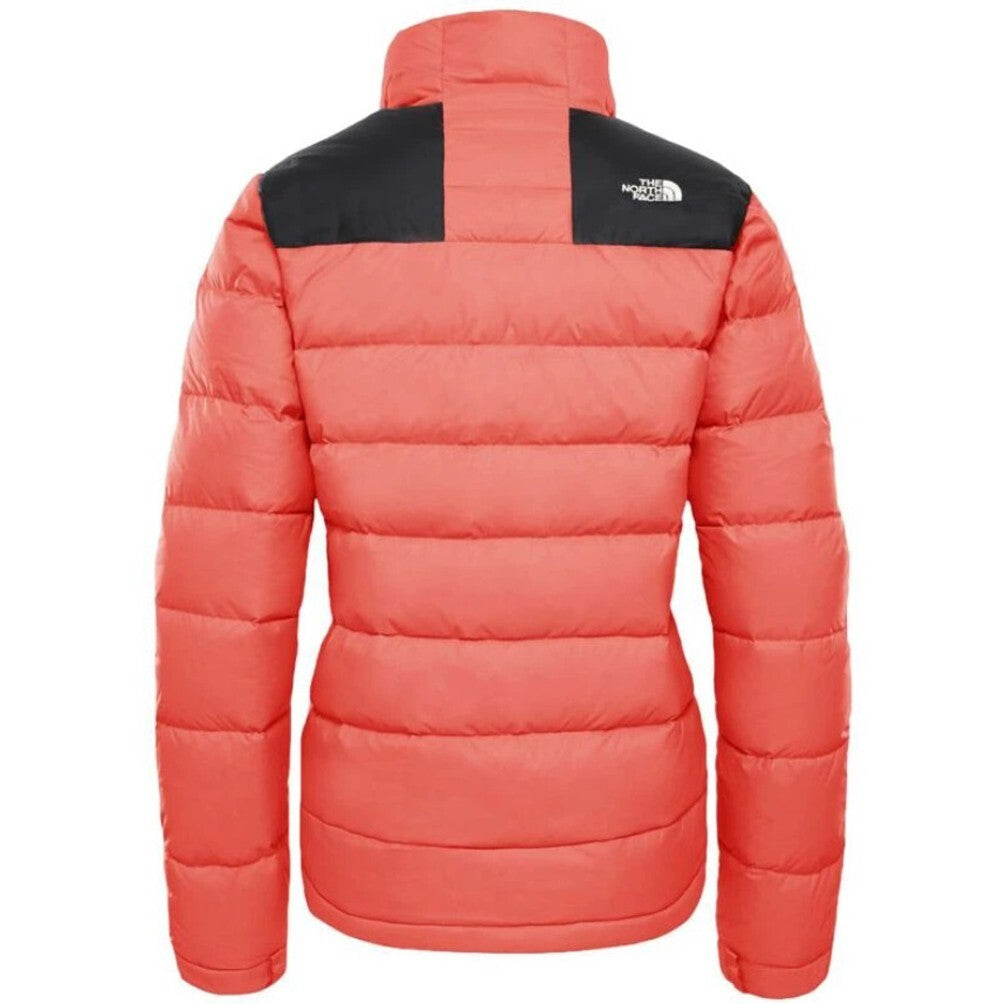 The North Face Womens Orange Black Massif Puffer Jacket / RRP £300