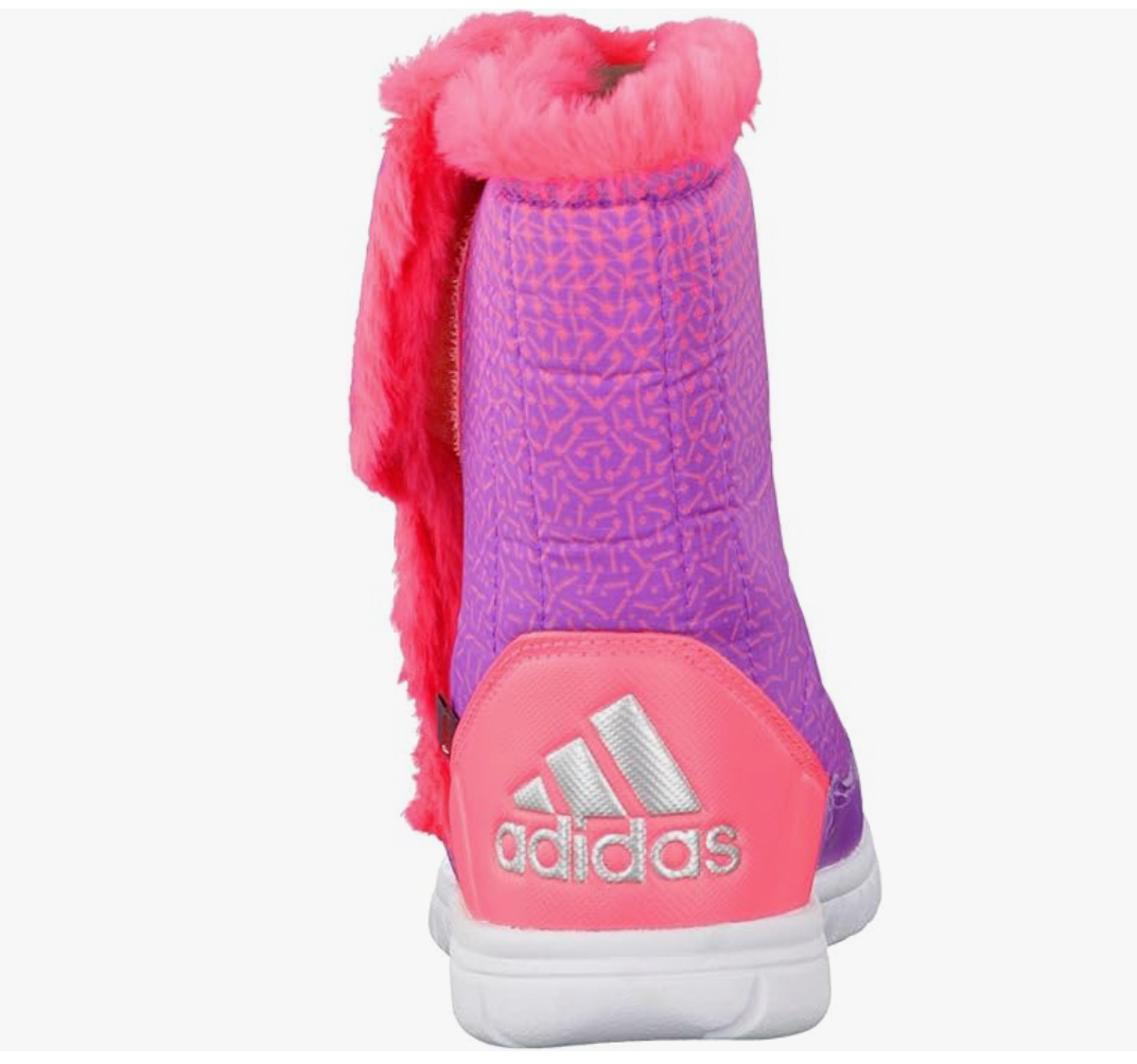 Adidas Infant Kids Lumi Lumi Snow Winter Boot Trainer / Pink White / RRP £45