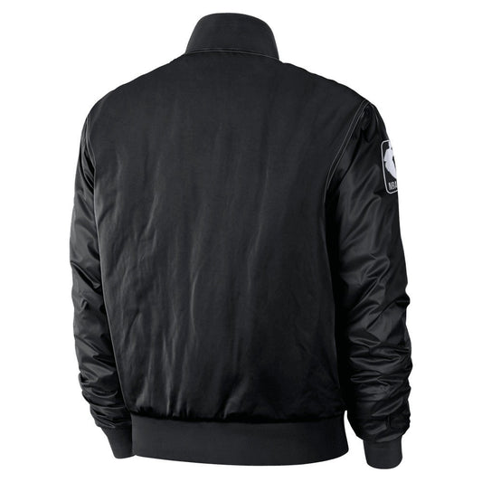 Nike Mens Team 31 Courtside Bomber Jacket / Black Green / RRP £125