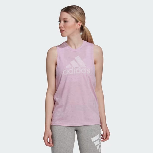Adidas Womens Future Icon Winners 3.0 Tank Top / Pink / RRP £25