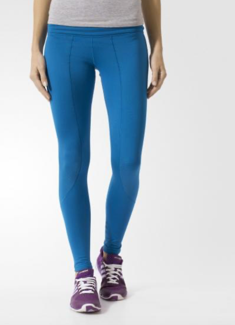 Adidas Womens Climaheat Tights Leggings / BNWT / Blue / RRP £55