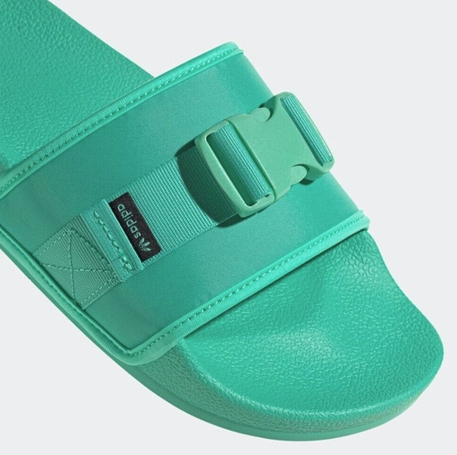Adidas Womens Pouchylette Slides / Green / RRP £68